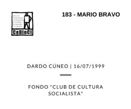 Mario Bravo, por Dardo Cúneo