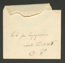 Carta manuscrita de Agote, Luis