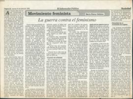 Movimiento feminista: la guerra contra el feminismo