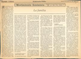 Movimiento feminista: la familia