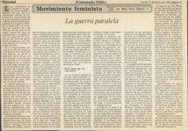 Movimiento feminista: la guerra paralela