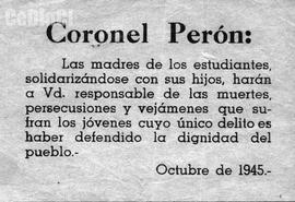 Coronel Perón