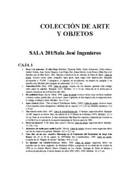 Colección de Arte y Objetos