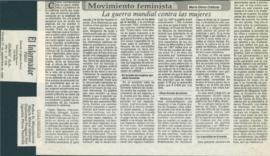 Movimiento feminista: la guerra mundial contra las mujeres