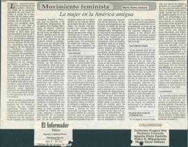 Movimiento feminista: la mujer en la América antigua