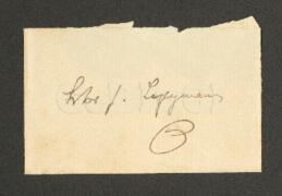 Carta manuscrita de Agote, Luis