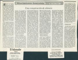 Movimiento feminista: una conspiración de silencio