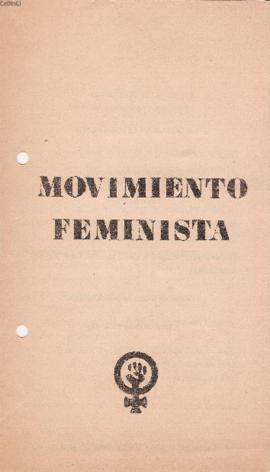Volante de la organización Movimiento Feminista