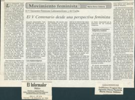 Movimiento feminista: el V Centenario desde una perspectiva feminista