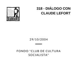 Diálogo, por Claude Lefort