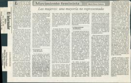 Movimiento feminista. Las mujeres: una mayoría no representada