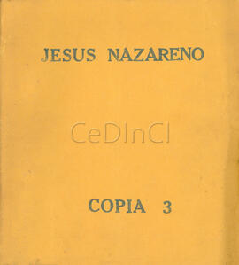Reprografía de original mecanografiado "Jesús de Nazareno: drama en 3 actos"