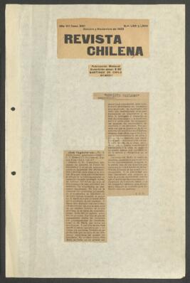 [Reseña bibliográfica sobre "Por la Unión Latino americana" de José Ingenieros publicad...