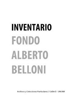Alberto Belloni (Fondo)
